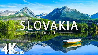 FLYING OVER SLOVAKIA (4K UHD) - Relaxing Music Along With Beautiful Nature Videos - 4K Video HD