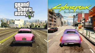 GTA 5 vs Cyberpunk 2077 - Graphics and Physics Comparison