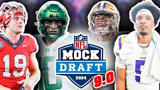 2024 NFL First Round Mock Draft For All 32 Picks! 9.0! (Post free agency)