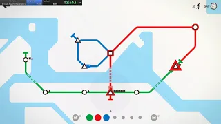 Mini Metro All Levels Tour - 100 Passengers in 55:53.69