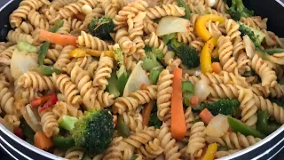 You must try this/Stir fry pasta delicious and simple / pasta and chicken recipe