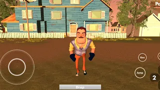 Hello Neighbor Mobile Beta Pre-Alpha 1 Prototype on Android - Android Gameplay #3