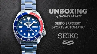 UNBOXING SEIKO 5 SPORTS AUTOMATIC SRPD53K1