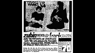 Frank Zappa - 1970-05-15 - Zubin Metha & the L.A. Philharmonic UCLA CA.