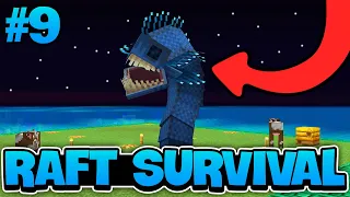 ADAYA YILAN SALDIRDI! | Minecraft Raft Survival #9