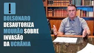 Bolsonaro desautoriza Mourão sobre invasão da Ucrânia e não condena ataques da Rússia