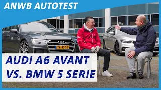 Audi A6 Avant vs. BMW 5 Serie Touring 2018 | ANWB Autotest
