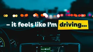 Relaxing Car Ride at Night • ASMR, No Talking, No Music  🚙🎧