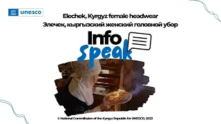 Элечек - кыргызский женский головной убор / Elechek, Kyrgyz female headwear