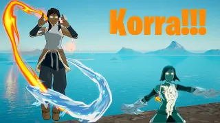 Fortnite Korra Skin (Gameplay & Combos)