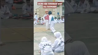 ADU TENDANGAN MAUT TAEKWONDO. #KARATE  #taekwondo  #kungfu  #tinju  #viralvideo  #shorts #short