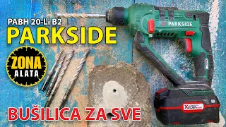 Parkside PABH 20-Li B2 busilica za beton mala - Recenzija - TEST 4K