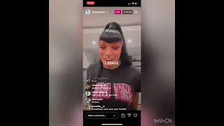 Megan thee stallion and her new boo Pardi playing truth or dare on live