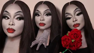 Morticia Addams Halloween Makeup Transformation!