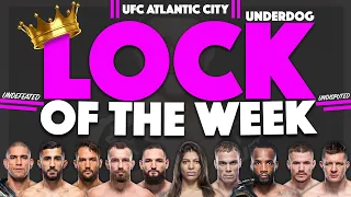 Jacob's LOCK OF THE WEEK for UFC Atlantic City | LOTW | We Want Picks #UFCAtlanticCity