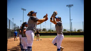 MIC'D UP: Listen to softball's Kaitlyn Fanning's pregame routine on day one of the GSAC Tournament