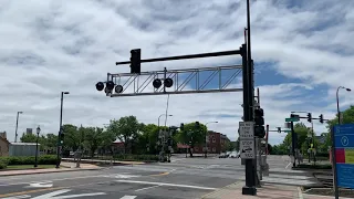 Main St. Railroad Crossing in Mount Prospect IL