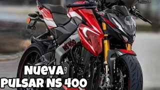 CONFIRMADO! nueva PULSAR NS 400 🤯 la nueva Reina!!? 😨