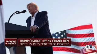 New York grand jury indicts Trump in hush money payment case