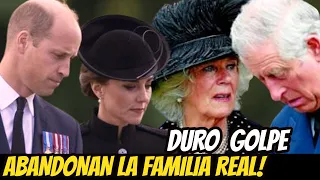 DURO GOLPE! SUCEDIÓ LO INESPERADO! EL PRÍNCIPE WILLIAM y KATE MIDDLETON ABANDONAN La FAMILIA REAL!