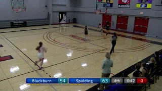 Blackburn College vs. Spalding University Women's Basketball