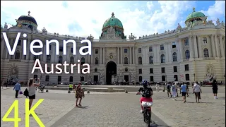 Vienna Austria 🇦🇹 City Walking Tour | 4K UHD 60fps - Walking from Sthepanplatz to Hofburg Palace