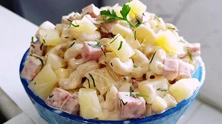 !Esta Ensalada De Coditos HAWAIANOS Volvió Locos A Todos!! En Vivo! ENSALADA DE CODITOS ala hawaiana