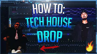 How To Sonny Fodera & Biscits  Style Tech House Drop [FL Studio Tutorial]