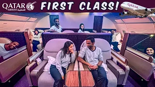 12 hours in Qatar Airways first class | Qatar Airways A380 first class review