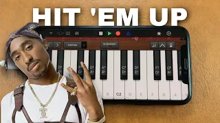 Recreating TUPAC’s “HIT ‘EM UP” on Garageband App