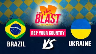 Brazil vs Ukraine I Semi Final Rep Your Country I The Legits Blast 2023