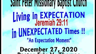 Pastor Eric Thomas - Count Down to 2021  (Audio Only) 12-27-20