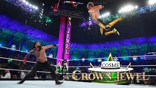 Roman Reigns vs Logan Paul. Crown Jewel 2022 Highlights