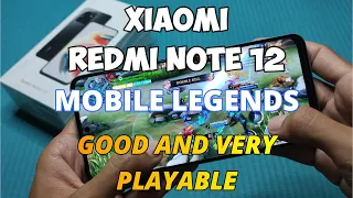 Mobile Legends in Xiaomi Redmi Note 12 4G (Hand Cam)