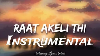 Raat Akeli Thi (Instrumental Lyrical Music Video) | Merry Christmas, Katrina Kaif, Vijay | Karaoke