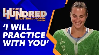 Aryna Sabalenka to become kissing coach! The Hundred: Australian Open Edition | Wide World of Sports