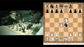 Anand spent almost 2 minutes on the 4th move of a 5 minute blitz game!