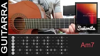 Shawn Mendes, Camila Cabello - Señorita | Tutorial Guitarra Acústica - Super Fácil | Letra y Acordes