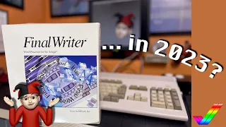 Installing Final Writer on an Amiga in 2023