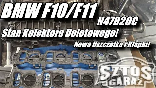 BMW F10/F11 N47D20C - Stan Kolektora Dolotowego! Oraz Wymiana Uszczelki Razem Z Klapkami!