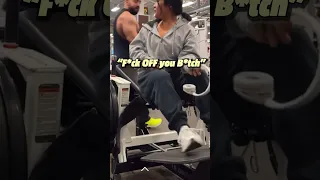 GYM Karen thinks he's being recorded...