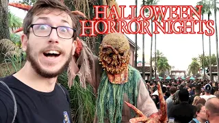 Short Visit to Halloween Horror Nights 2022 | Opening Scaremony, The Meetz Locker & More!