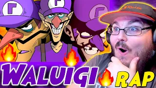 🎵 WALUIGI VS SMASH BROS BATTLE RAP TRILOGY - REMASTERED 🎵 REACTION!!! @mashed 🔥🔥🔥RAP!