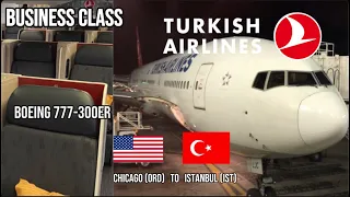 Turkish Airlines | Business Class | Chicago O’Hare-Istanbul | Boeing 777-300ER