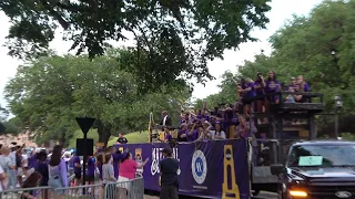 LSU gymnastics NATIONAL CHAMPIONSHIP parade and celebration