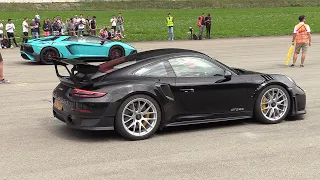 Porsche 991 GT2 RS vs Lamborghini Aventador LP750 SV