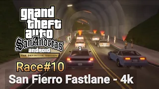 GTA San Andreas Definitive Edition - Race#10 - San Fierro Fastlane