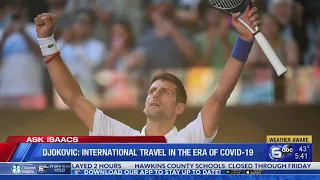 Djokovic: International Travel in era of COVID-19