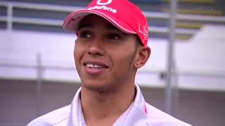 Lewis Hamilton BBC Interview With Jake Humphrey - Brazil 2010