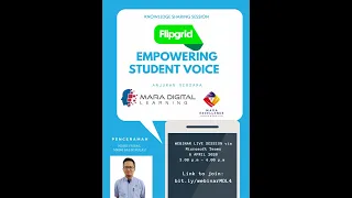 WEBINAR MDL SIRI 4 - EMPOWER STUDENT VOICE - MOHD FAISAL